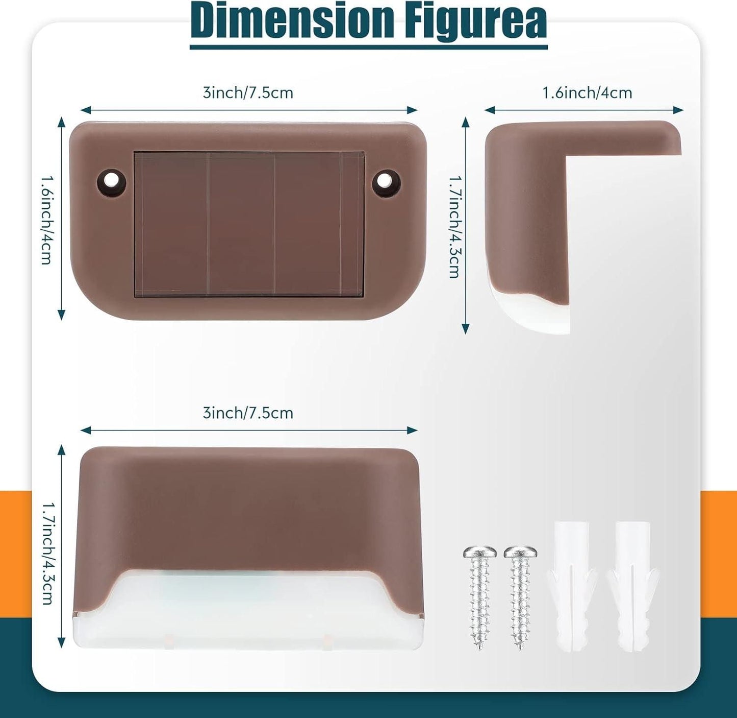 TerraGlow™ Solar Deck Beacons (Set of 4)