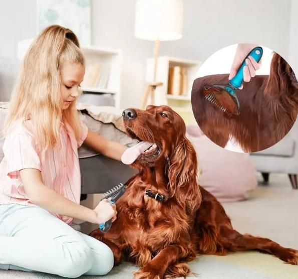 FurZen™ DualCare 2-in-1 Groomingt Brush That Feels Like Care