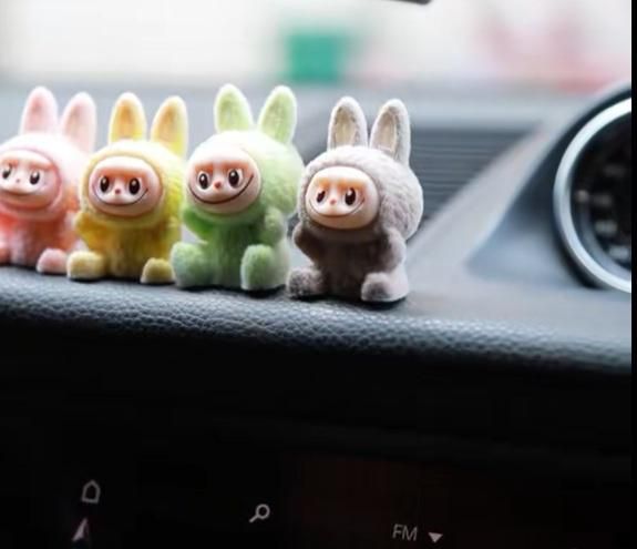 BubuRide™ DashCharm Labubu mini Collectibles (Set of 4)