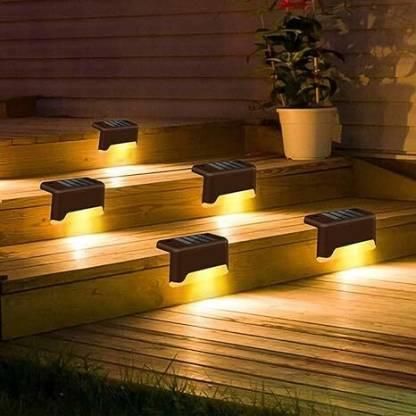TerraGlow™ Solar Deck Beacons (Set of 4)