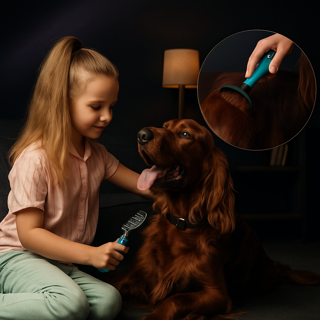 FurZen™ DualCare 2-in-1 Groomingt Brush That Feels Like Care