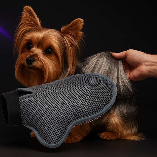 FURVEX™ Stainless Touch Grooming Glove